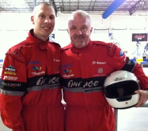 Ben and me on race day.